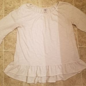 Super cute off the shoulder long sleeve